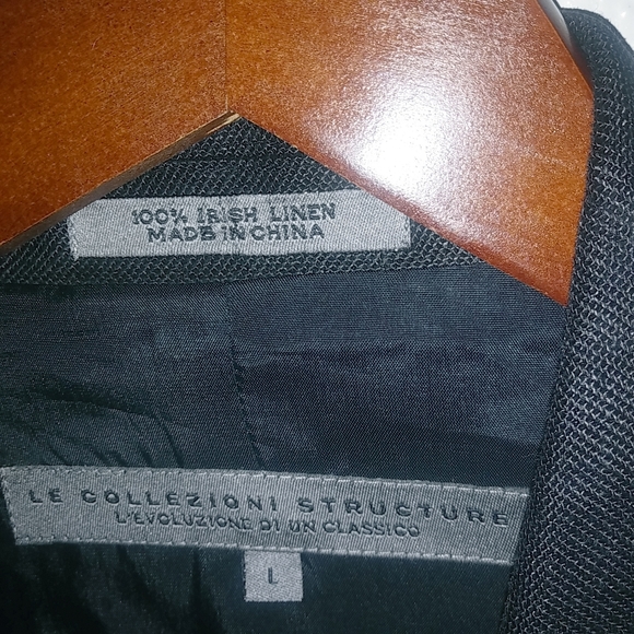 Le Collezioni Structure 36S Mens Irish Linen Summer Pants - Picture 14 of 16